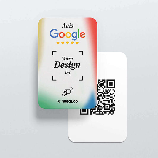 Carte avis google NFC