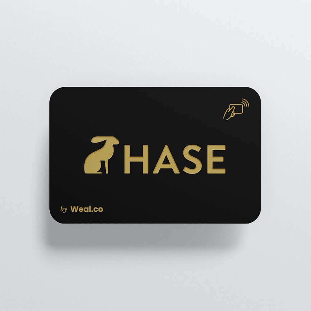Carte NFC personnalisable - Métal Or - Phase