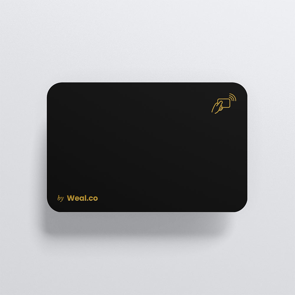 Carte NFC personnalisable - Metal Or - Vierge