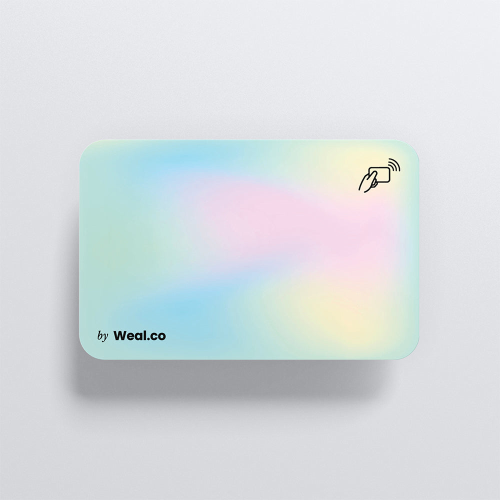 Carte NFC personnalisable - PVC Holographique - Vierge