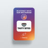 Carte NFC personnalisable - Instagram - Tasty Bites