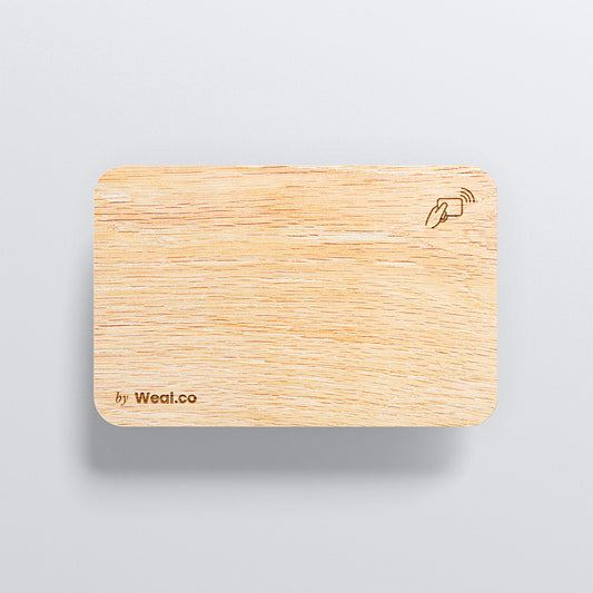 Carte NFC personnalisable - Bambou - Vierge