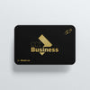 Carte NFC personnalisable Metal Or CCI buisness