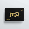 Carte NFC personnalisable - Métal Or - IMA