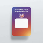 Carte vierge instagram